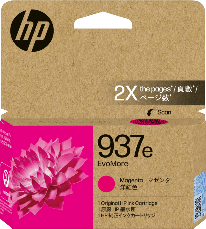 TechWarehouse 937E HP EvoMore High Capacity Magenta Cartridge HP