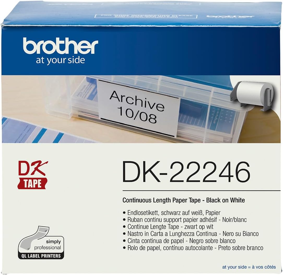 TechWarehouse DK22246 Brother 103mm Continuous Length Paper Label Tape Brother