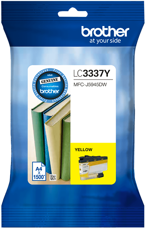 TechWarehouse LC3337Y Brother Yellow Ink Cartridge Brother