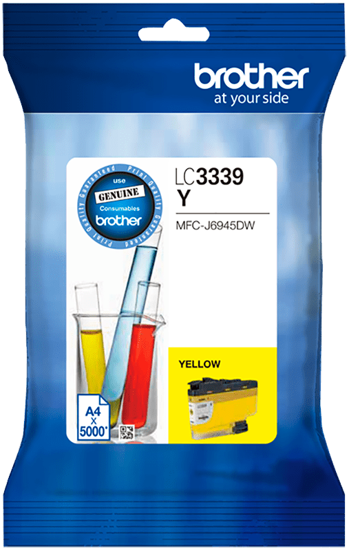 TechWarehouse LC3339XLY Brother Yellow High Yield Ink Cartridge Brother