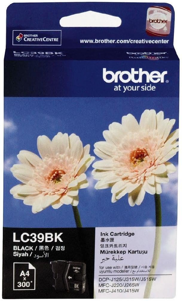 TechWarehouse LC39BK Brother Black Cartridge Brother