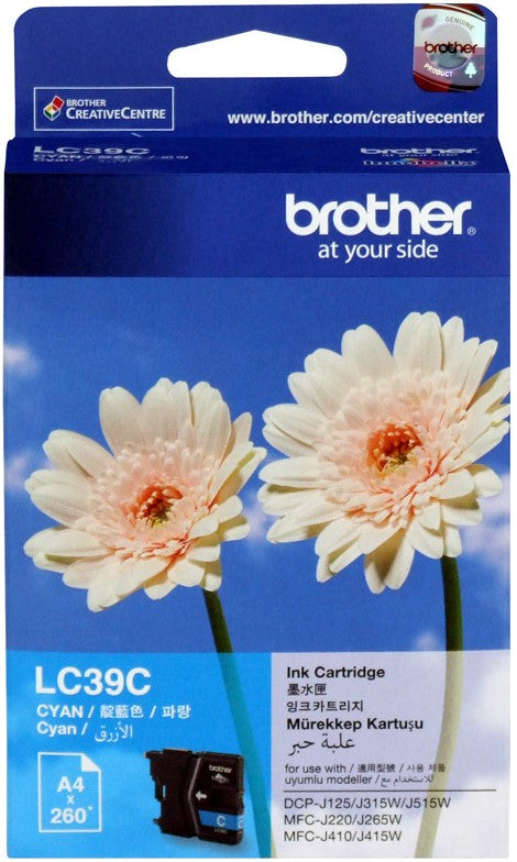 TechWarehouse LC39C Brother Cyan Cartridge Brother