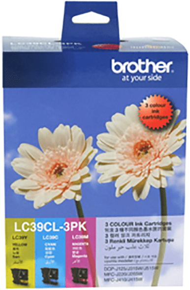 TechWarehouse LC39CL3PK Brother Colour 3 Pack Brother