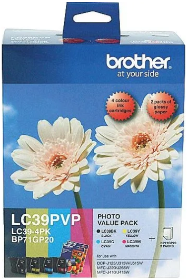 LC39PVP Brother Photo Value Pack