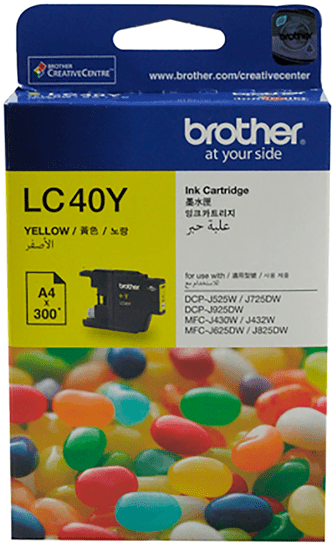 TechWarehouse LC40Y Brother Yellow Cartridge Brother