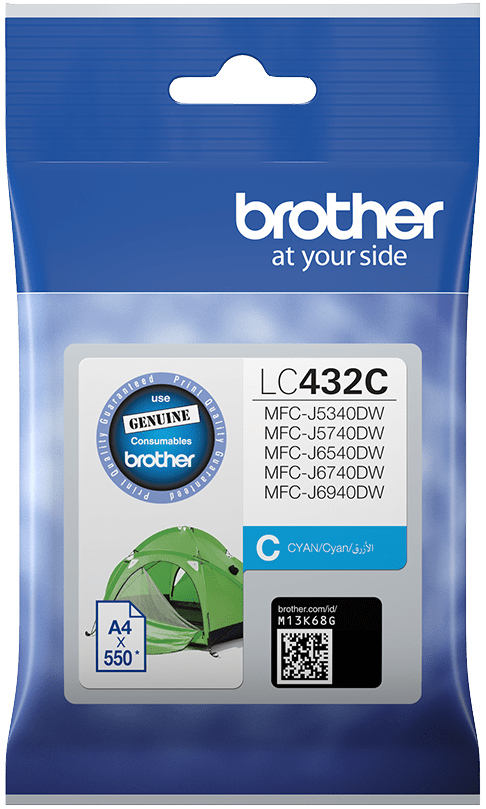 LC432C Brother Cyan Ink Cartridge