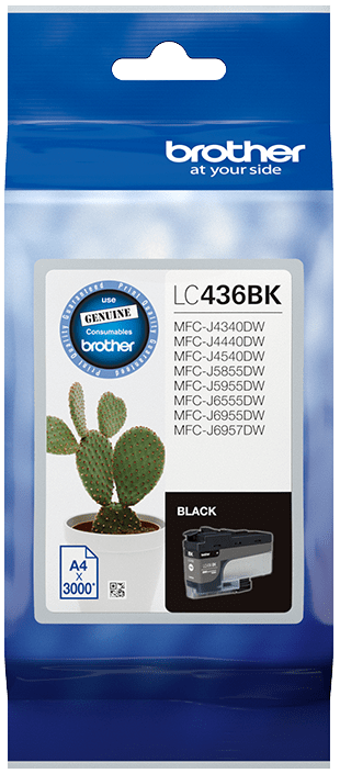 LC436BK Brother Black Ink Cartridge