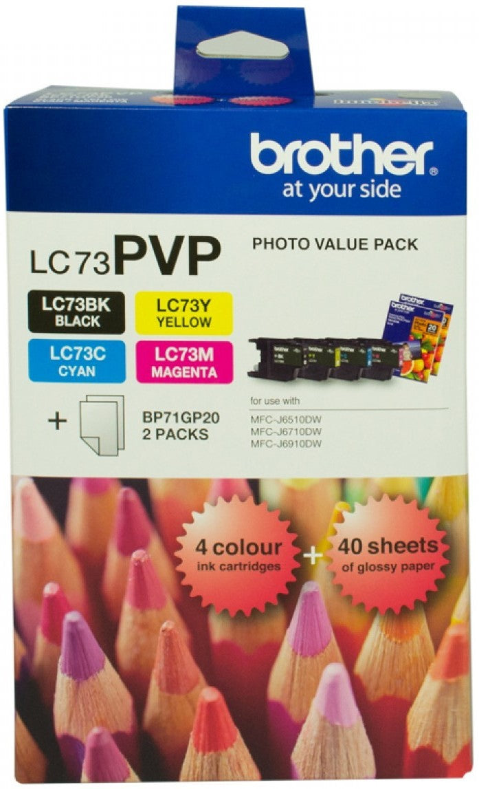 TechWarehouse LC73PVP Brother Photo Value Pack Brother