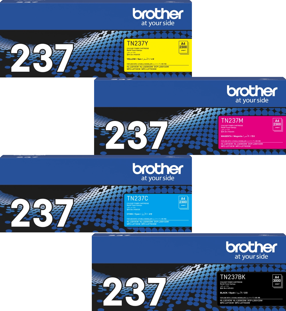 TN237 Brother High Capacity Toner Set