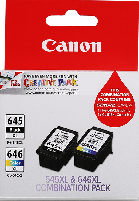 PG-645XL / CL-646XL Canon High Capacity Combination Pack