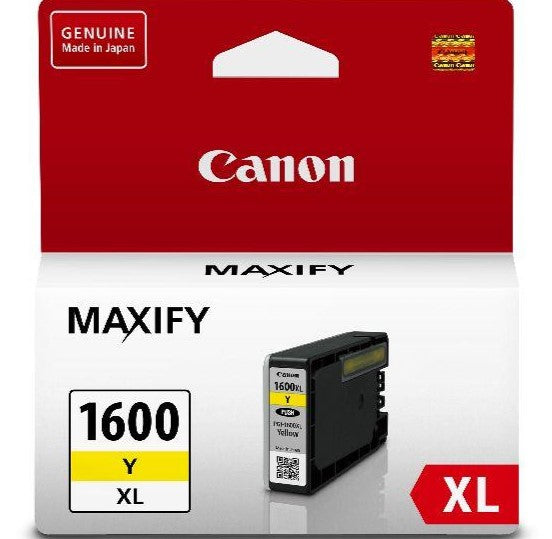PGI-1600XLY Canon Hi Capacity Yellow Ink