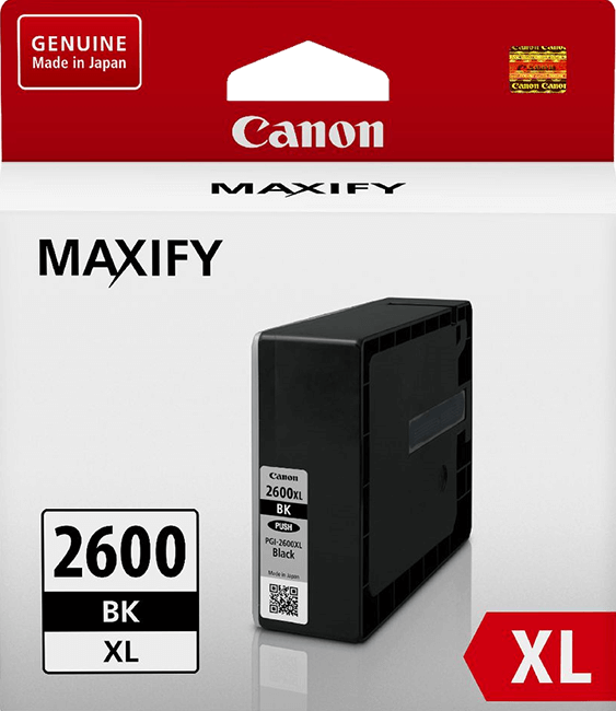 PGI2600XLBK Canon Hi Capacity Black Ink