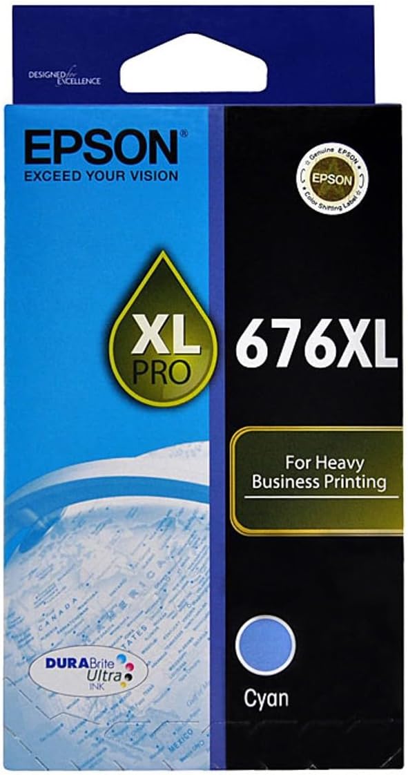 TechWarehouse 676XL Epson Cyan Ink Cartridge Epson