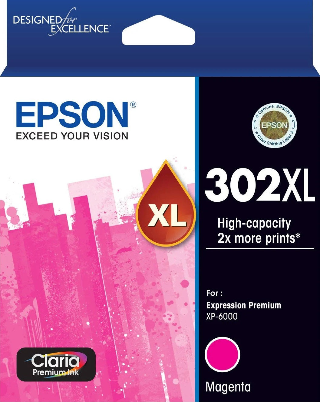 TechWarehouse Epson 302XL High Capacity Magenta Ink Cartridge Epson