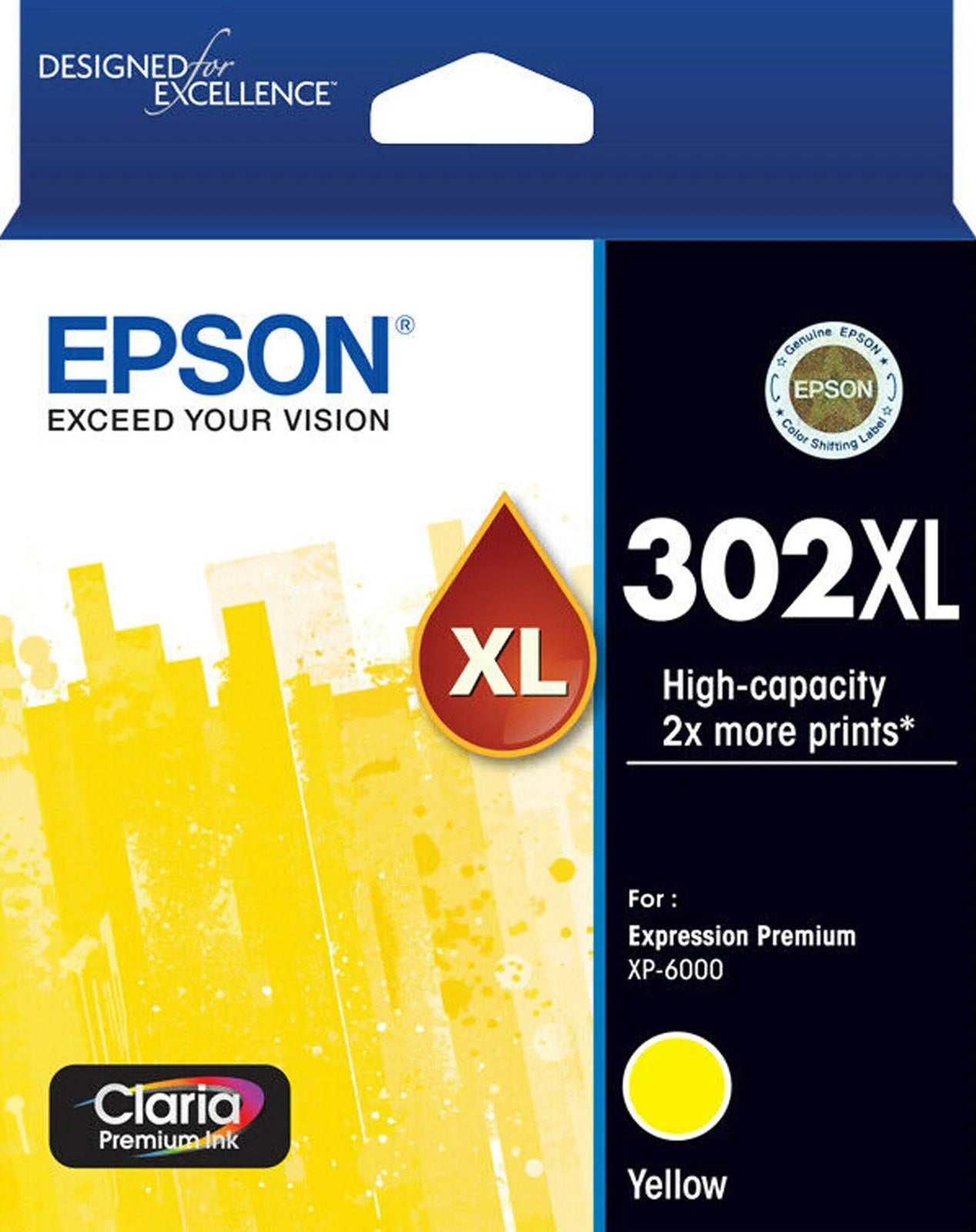 TechWarehouse Epson 302XL High Capacity Yellow Ink Cartridge Epson