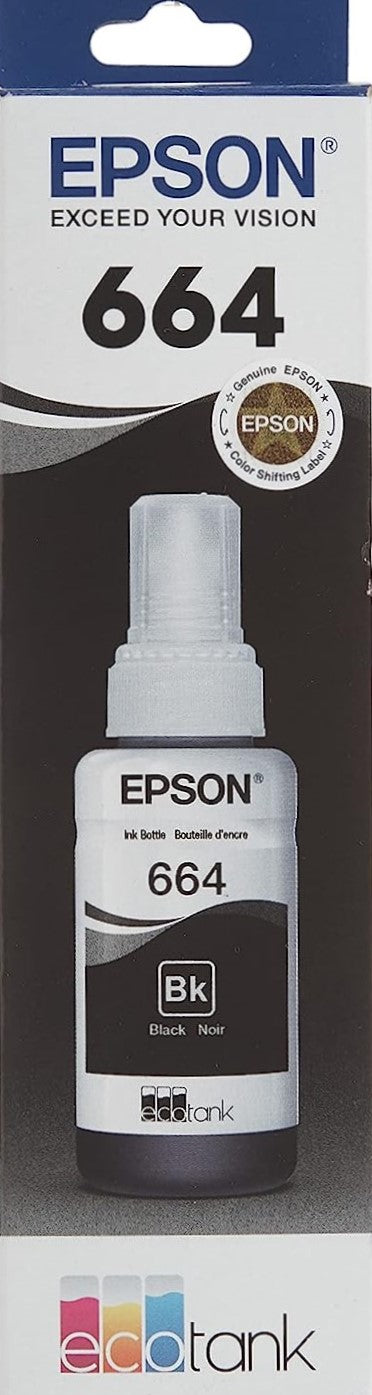 Epson T664 - Black ink bottle