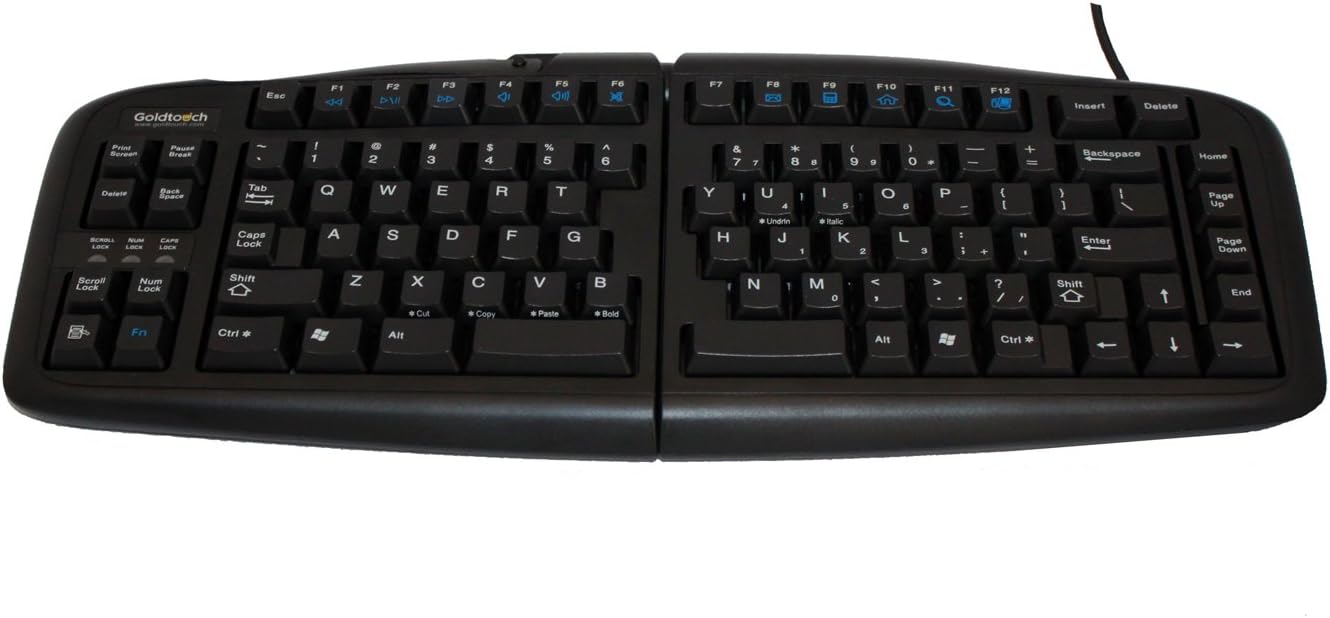 Goldtouch V2 Ergonomic Keyboard - Black