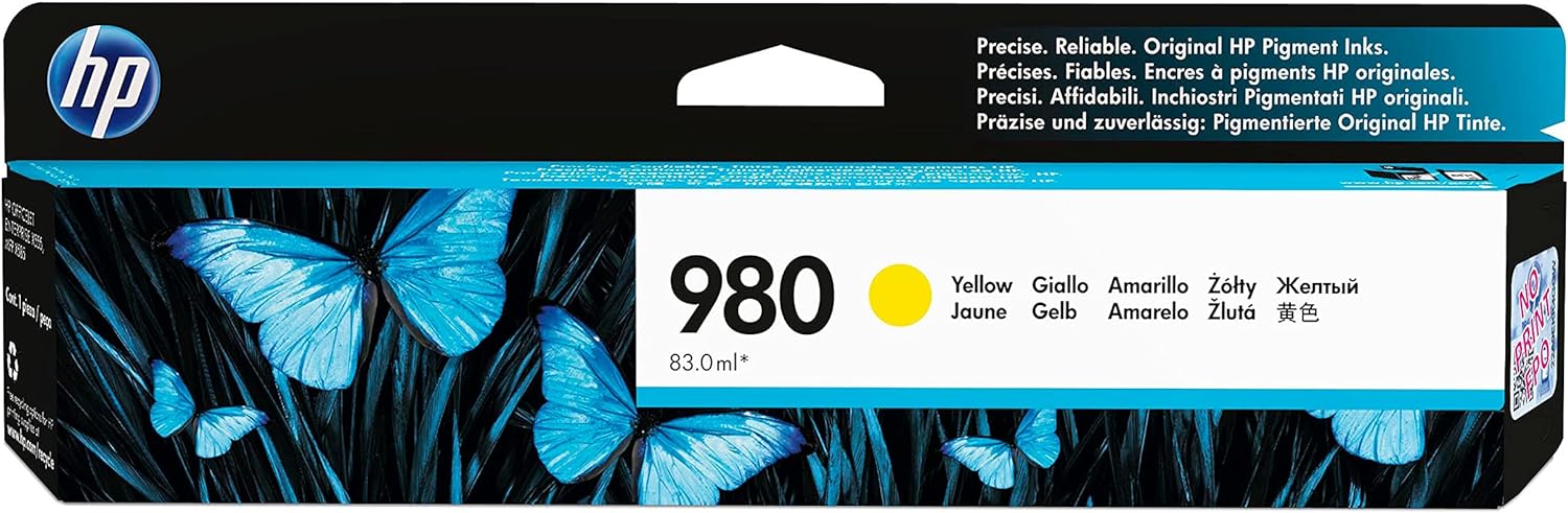 Genuine 980 HP Yellow Ink Cartridge