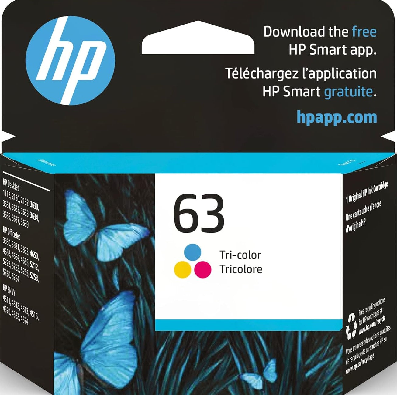 TechWarehouse 63 HP Tri-Colour Ink Cartridge HP