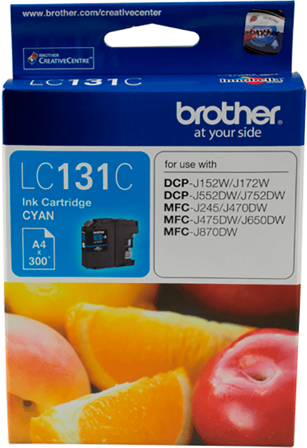 TechWarehouse LC131C Brother Cyan Ink Cartridge Brother