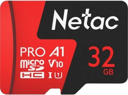 TechWarehouse Netac P500 Extreme Pro 32GB V10 UHS-I Micro SDHC Card w/ Adapter Netac