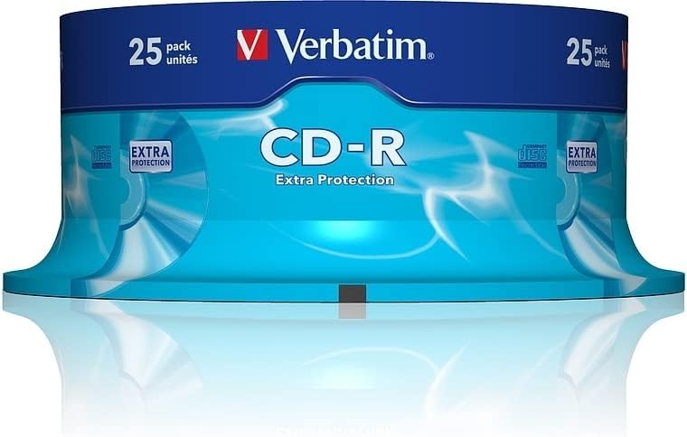 TechWarehouse Verbatim CD-R 700MB 52x 25 pack on Spindle Verbatim