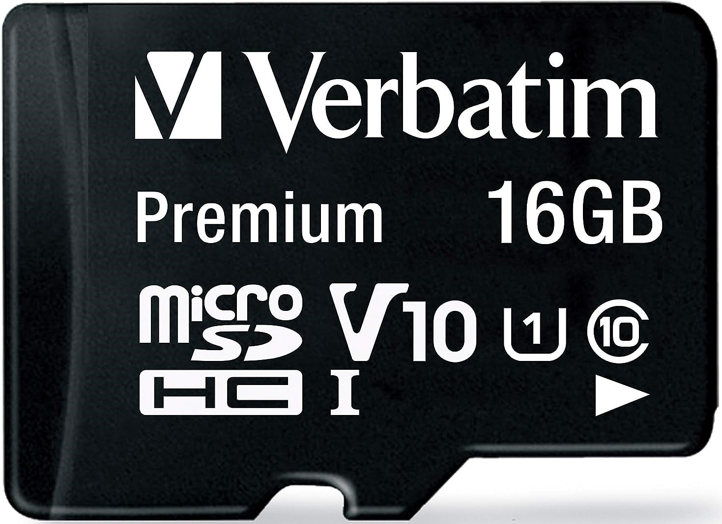 TechWarehouse Verbatim Premium microSDHC Class 10 UHS-I Card 16GB with Adapter Verbatim