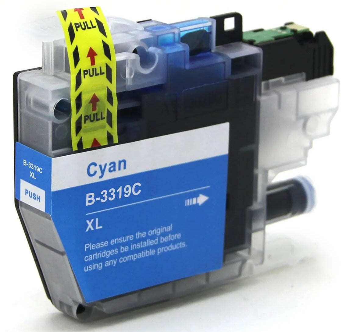 LC3319XLC Compatible High Yield Cyan Ink for Brother