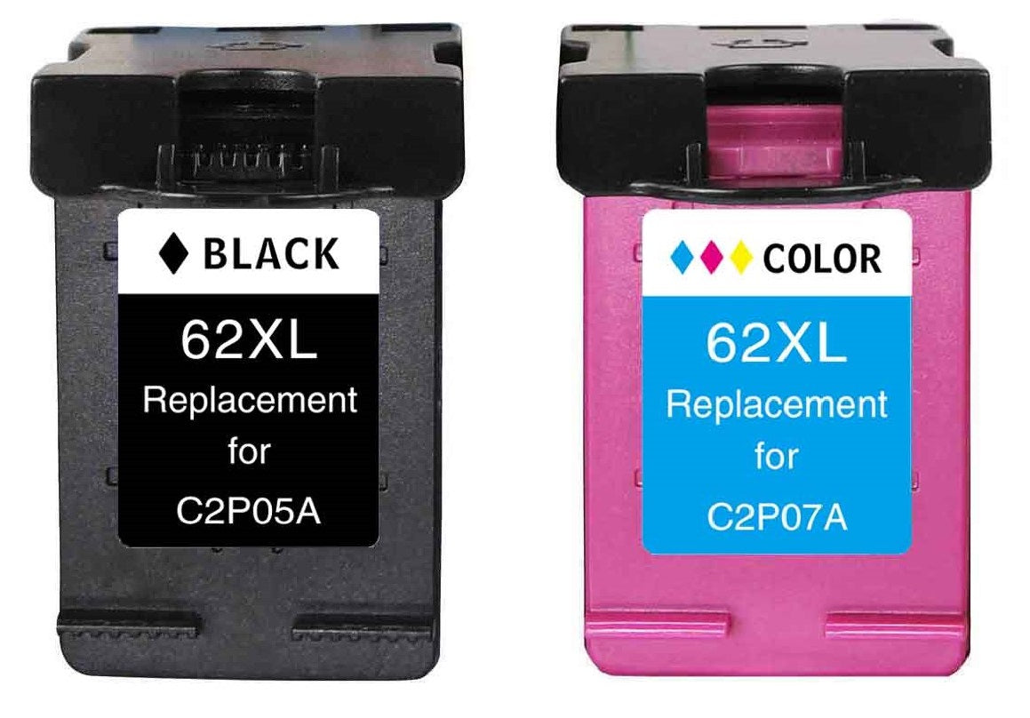 62XL Compatible Black + Colour Combo Set for HP