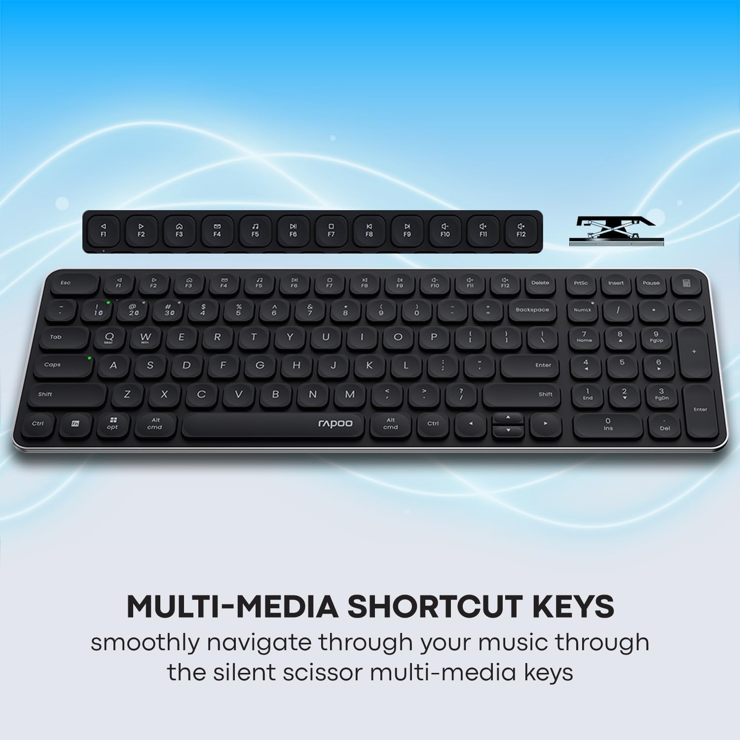 Rapoo 9320M Wireless Keyboard & Mouse Combo