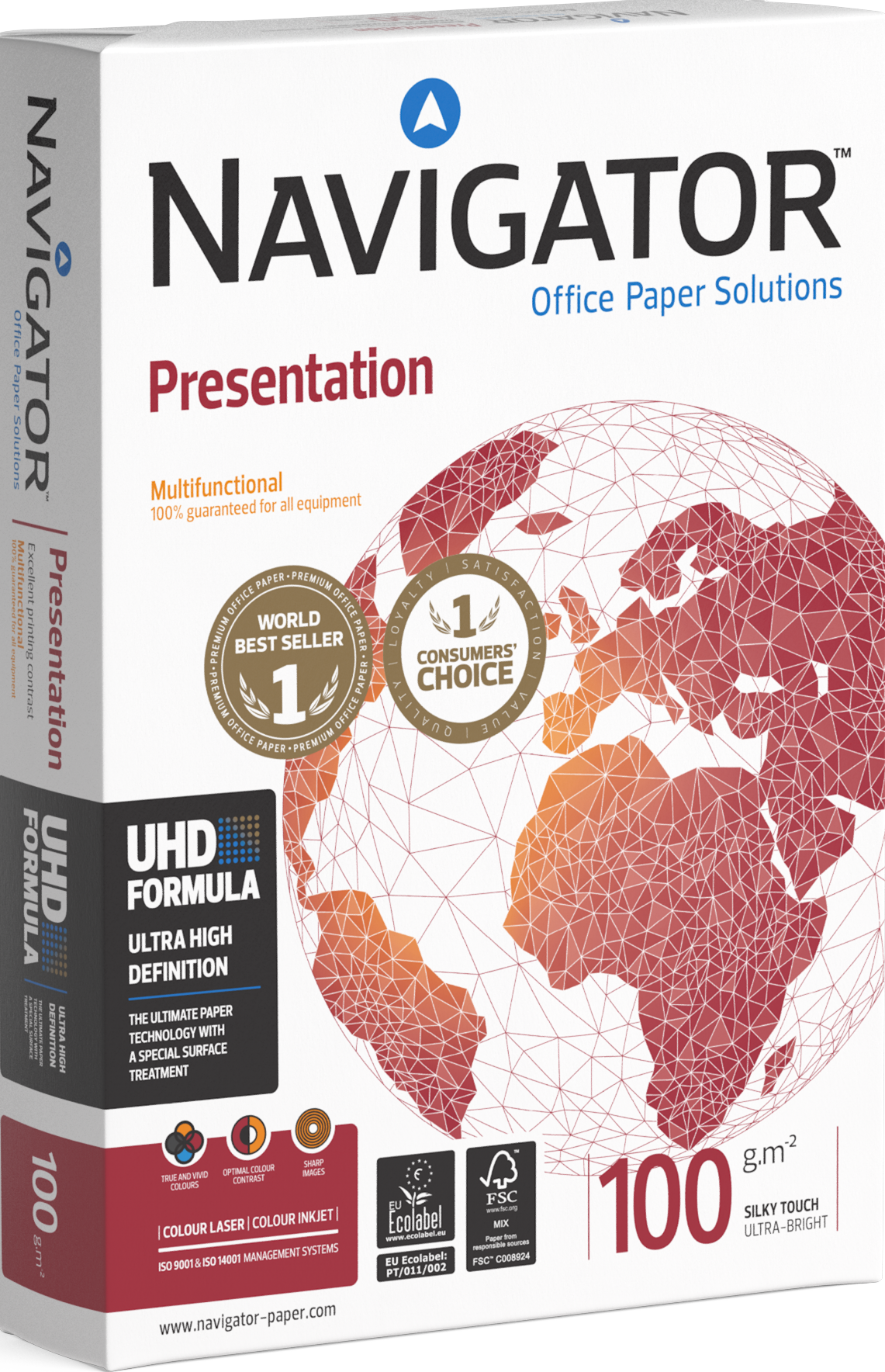 TechWarehouse A4 100gsm Presentation Paper 500 sheets Navigator