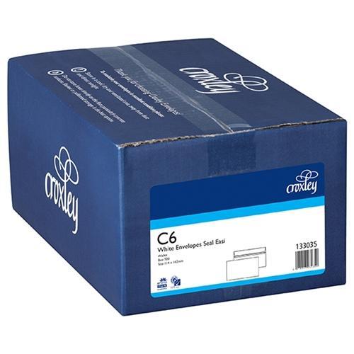 TechWarehouse C6 (E12) Envelope White Seal Easi (16.2cmx11.4cm) - 500PK Other