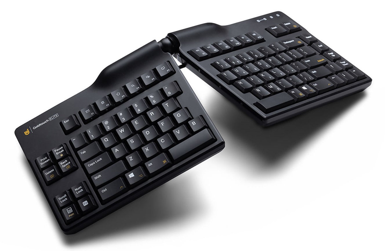 TechWarehouse GoldTouch Elite Adjustable Ergonomic Keyboard Goldtouch