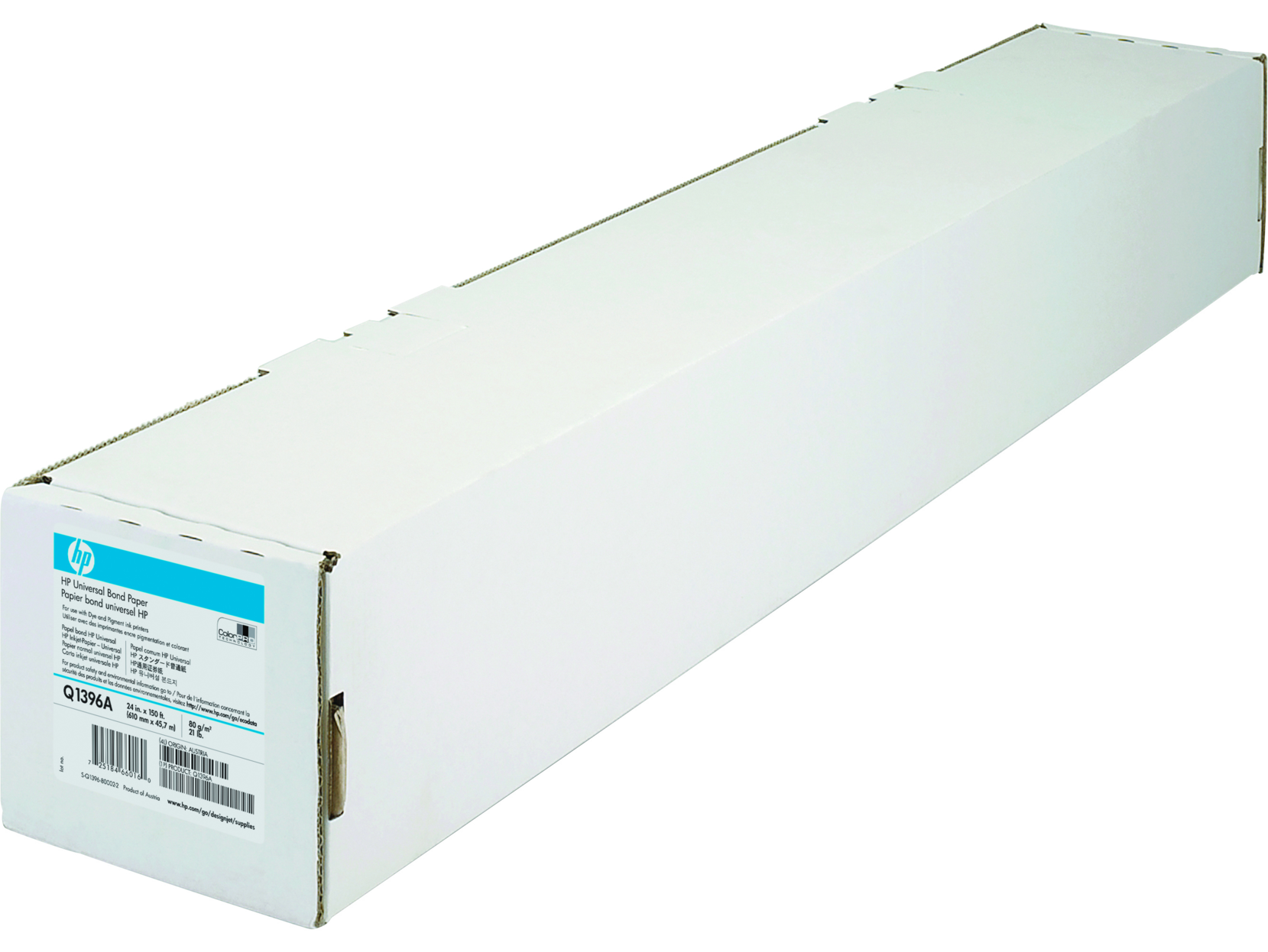 TechWarehouse HP Universal Bond Paper 610mm x 45.7m - Q1396A HP