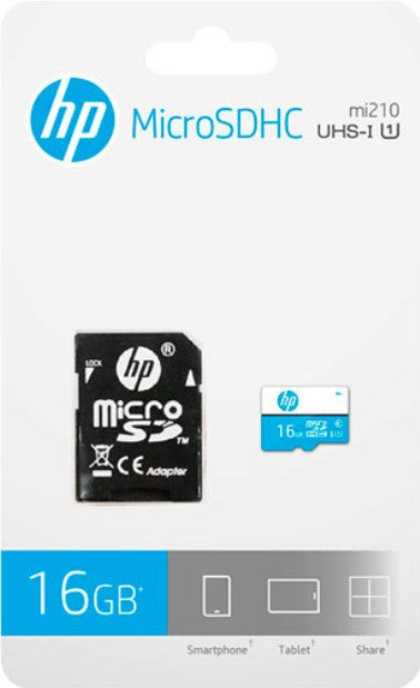 TechWarehouse HP U1 16GB USH-I Micro SDHC Card w/ Adapter HP