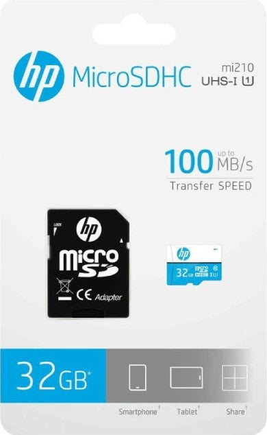 TechWarehouse HP U1 32GB USH-I Micro SDHC Card w/ Adapter HP