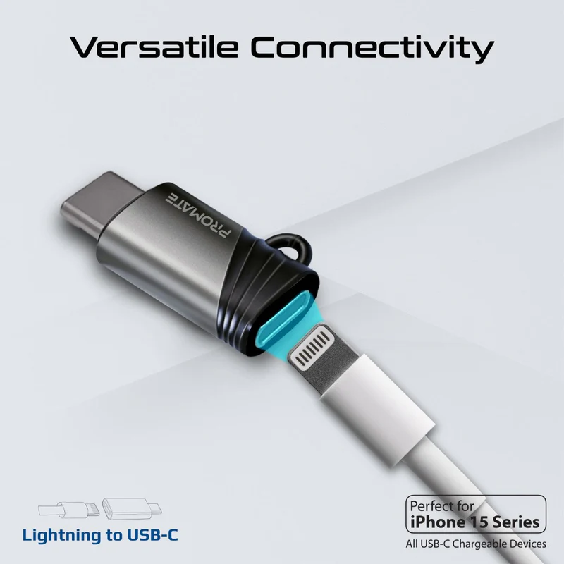 TechWarehouse Promate Lightning to USB-C Adaptor Promate