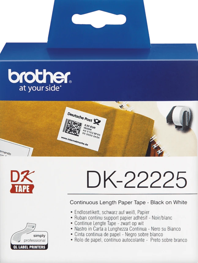 TechWarehouse DK22225 Brother 38mm Continuous Paper Label Brother