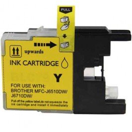 TechWarehouse LC73Y Compatible Yellow Cartridge for Brother Compatible for Brother