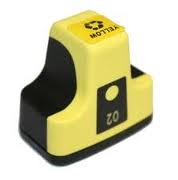 TechWarehouse 02 Compatible Yellow Ink Cartridge for HP Compatible for HP