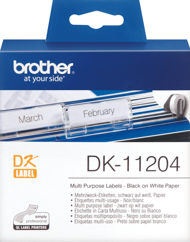 TechWarehouse DK11204 Brother 17mm x 54mm Labels 400 per roll Brother