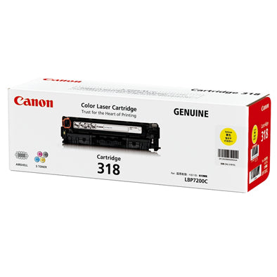 CART318Y Canon Yellow Toner