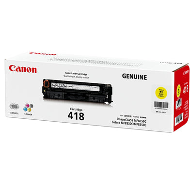 CART418Y Canon Yellow Toner