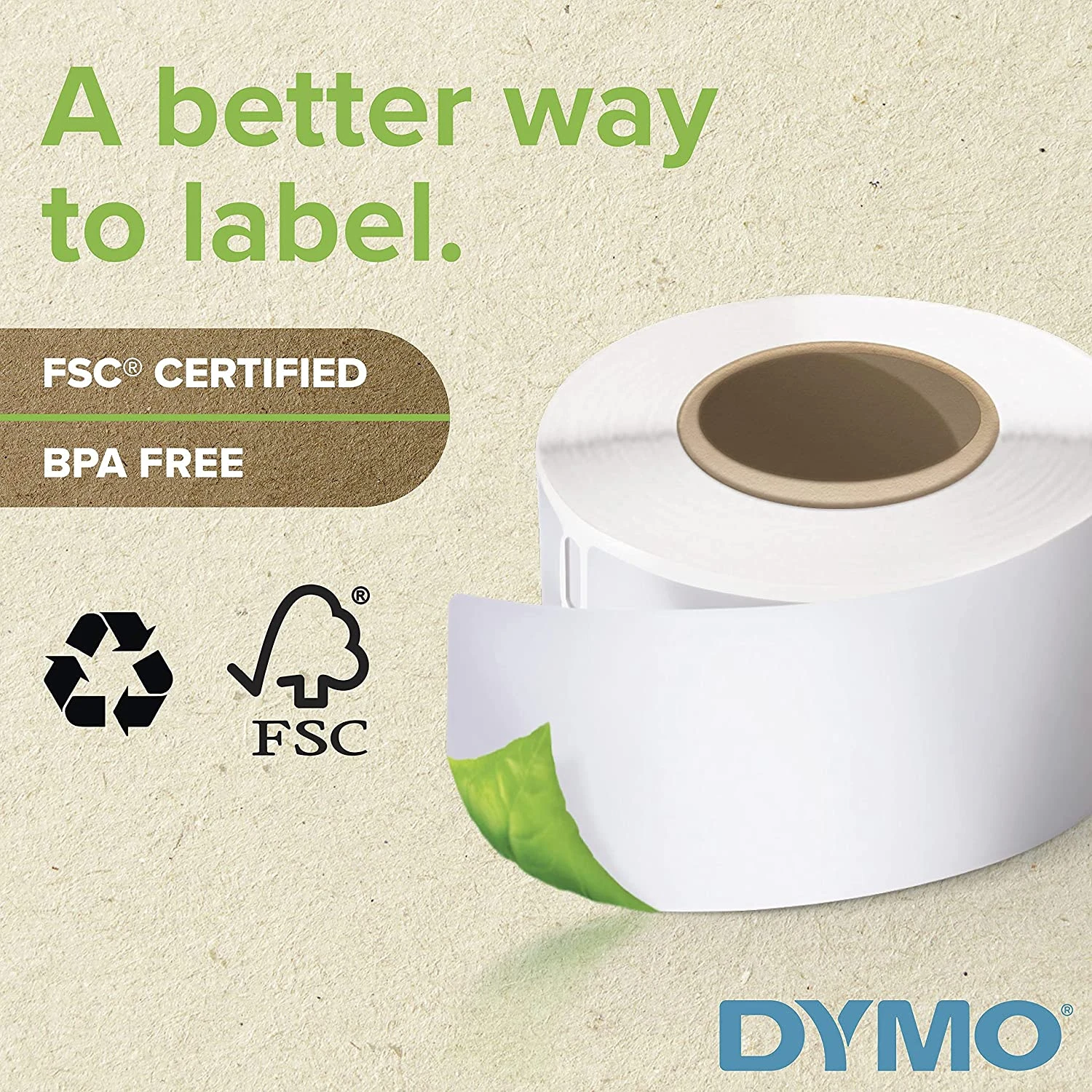 TechWarehouse S0722550 Dymo LW 19mm x 51mm 500 Labels per Roll Dymo