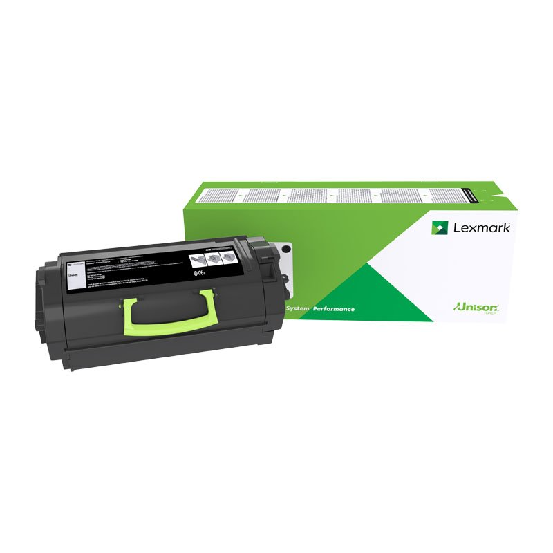 TechWarehouse Lexmark 58D6000 Black 7.5k Return Programme Toner Cartridge Lexmark