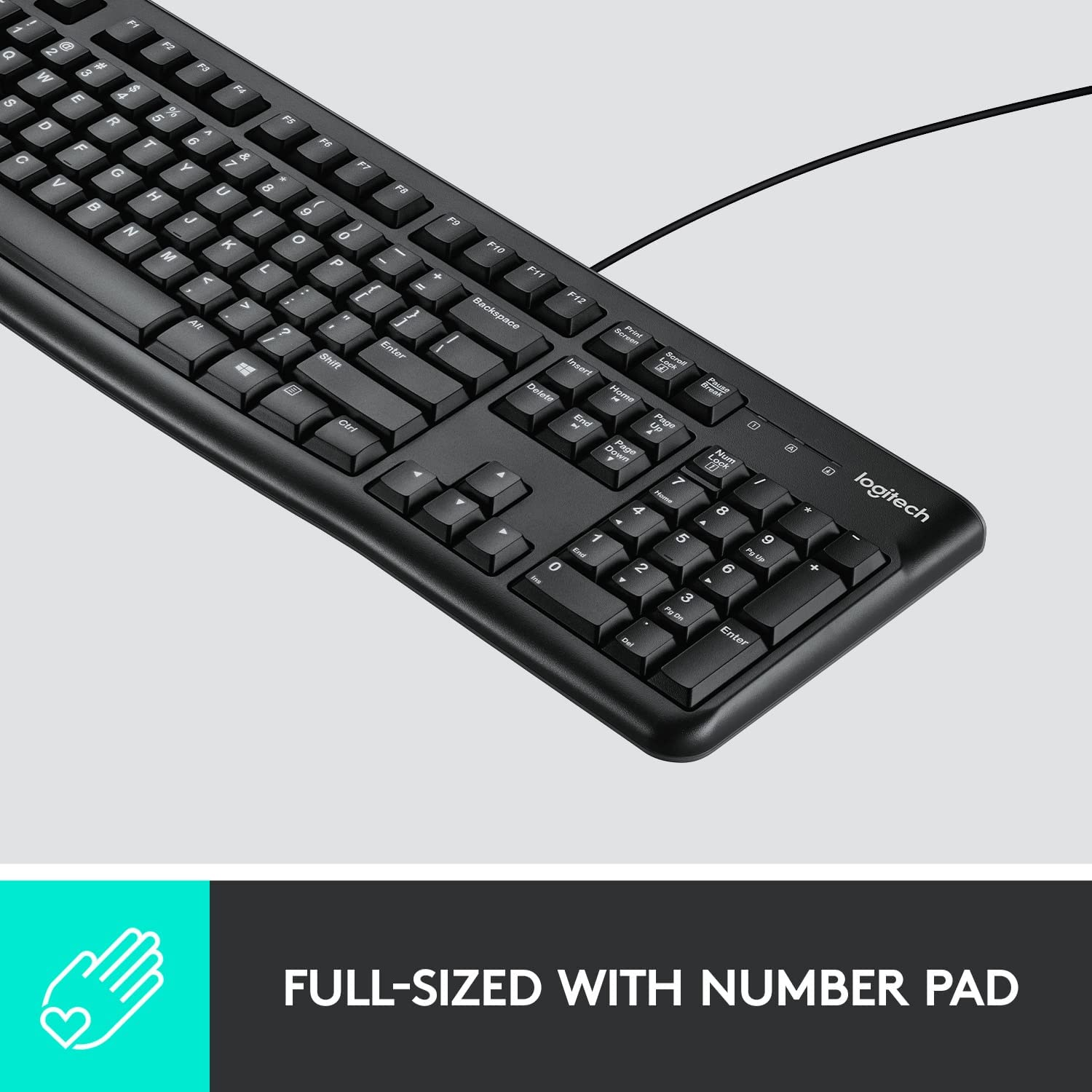 TechWarehouse Logitech MK120 Wired Keyboard & Mouse Logitech