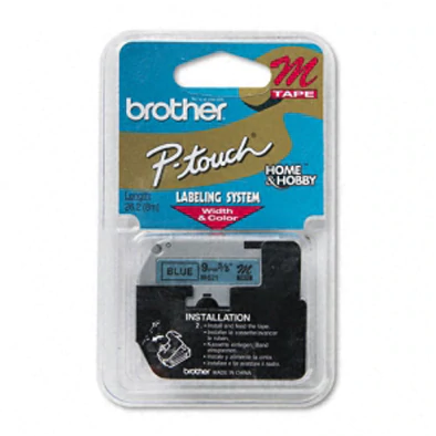 TechWarehouse M521 Brother P-Touch 9mm Black on Blue Brother