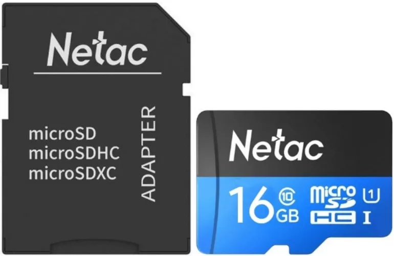 TechWarehouse Netac P500 16GB UHS-I Micro SDHC Card w/ Adapter Netac