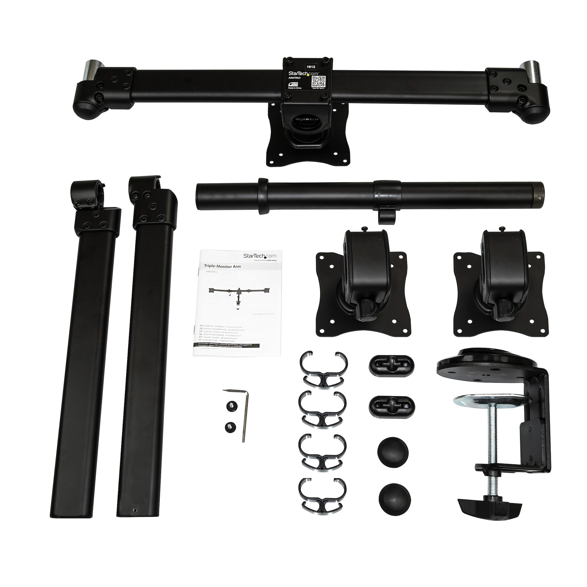 TechWarehouse StarTech Desk Mount Triple Monitor Arm, VESA 75x75 & 100x100 StarTech