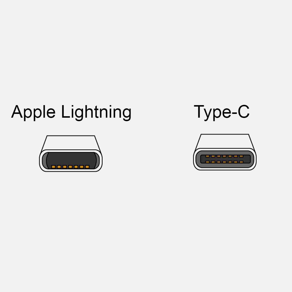 TechWarehouse UNITEK 1m USB-C To Lightning Connector Cable MFI Apple Certified Unitek